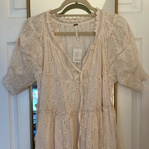 Free People Heartlands Lace Top